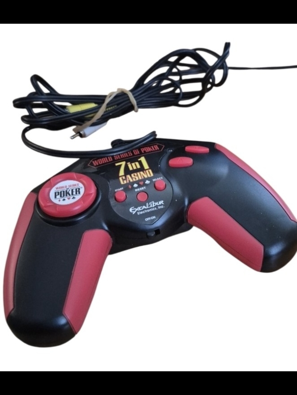7-in-1 Casino Wired Game Controller - Black & Pink